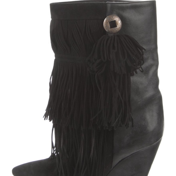 Isabel Marant Leather Boots - Picture 1 of 5